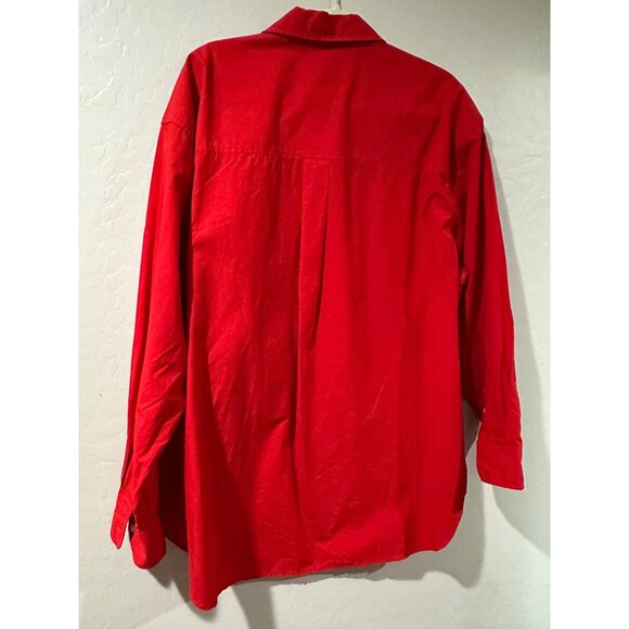 Universal Thread Women's Oversized Long Sleeve Collared Button-down Shirt XXL - Picture 4 of 8